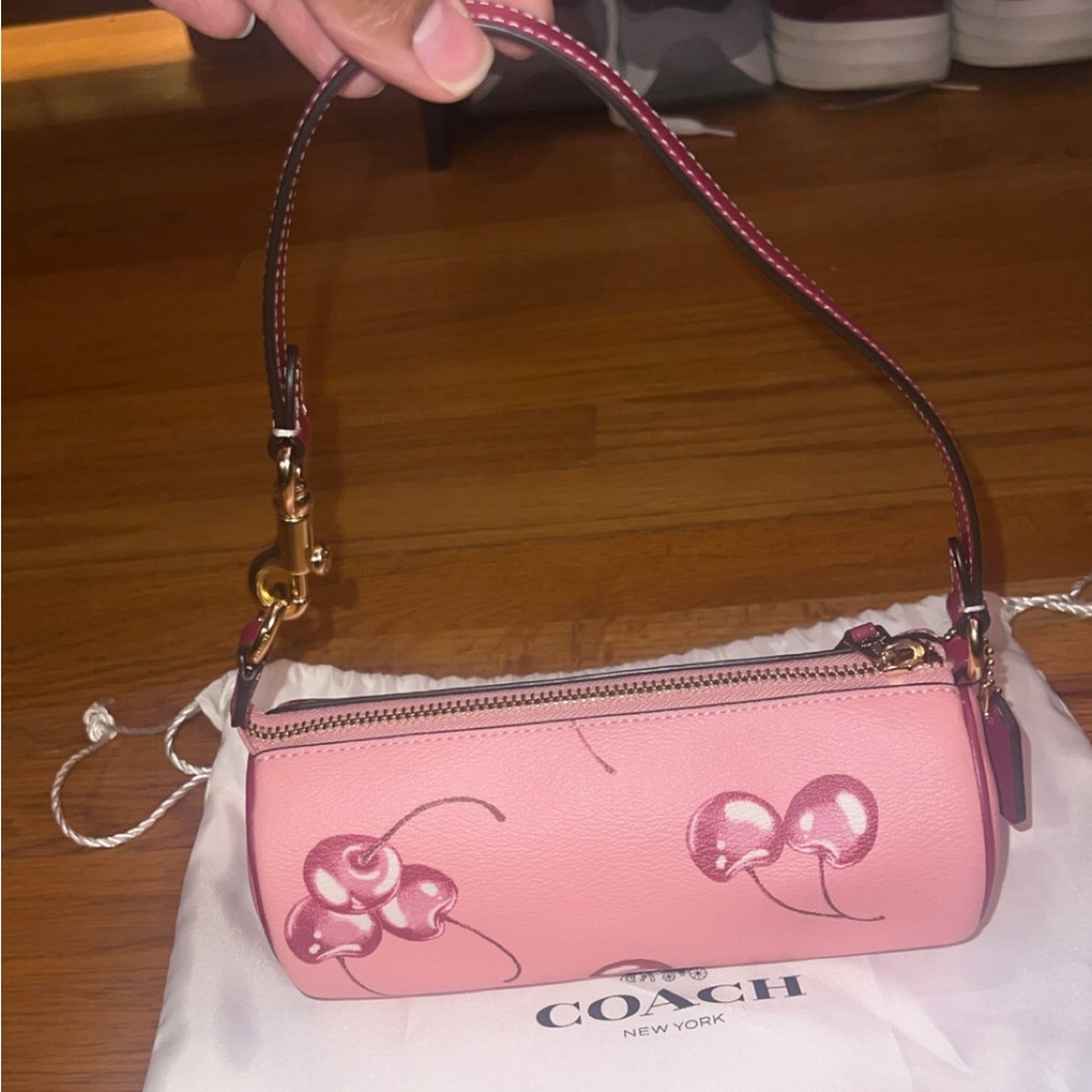 Coach Pink Cherry nolita mini barrel bag - Picture 3 of 8